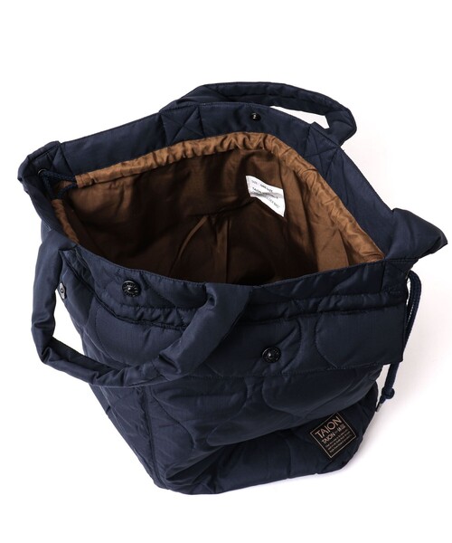 TAION(タイオン)の「【TAION / タイオン】MILITARY DOWN HELMET SHOULDER BAG(トートバッグ・メンズ・ブラック/チャコールグレー/ダークネイビー・FREE)」の17枚目の写真