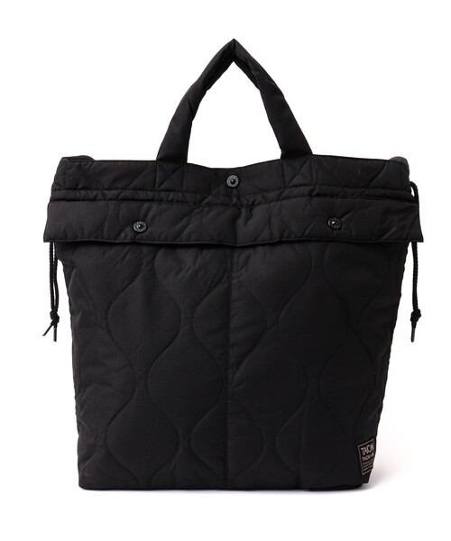TAION(タイオン)の「【TAION / タイオン】MILITARY DOWN HELMET SHOULDER BAG(トートバッグ・メンズ・ブラック/チャコールグレー/ダークネイビー・FREE)」の20枚目の写真