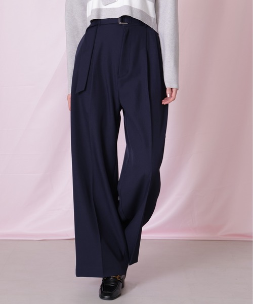 JILL by JILL STUART(ジルバイジルスチュアート)の「◇<セットアップ対応>太ベルト付きスラックスパンツ(その他パンツ・レディース・グレー/ベージュ/ネイビー・SMALL/MEDIUM)」の17枚目の写真
