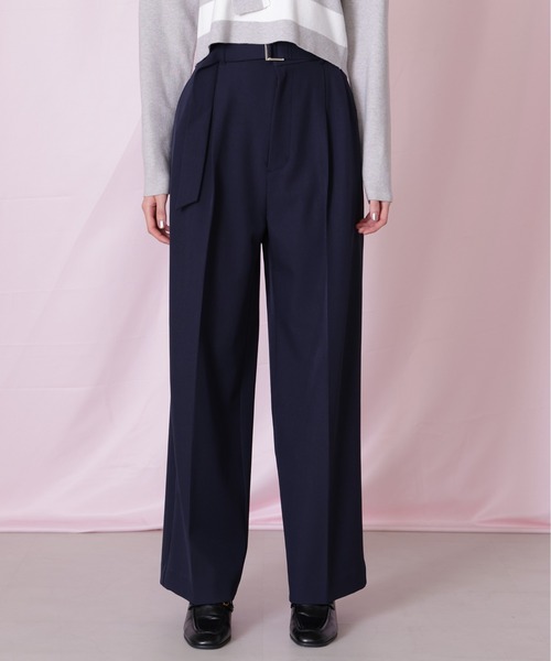 JILL by JILL STUART(ジルバイジルスチュアート)の「◇<セットアップ対応>太ベルト付きスラックスパンツ(その他パンツ・レディース・グレー/ベージュ/ネイビー・SMALL/MEDIUM)」の18枚目の写真