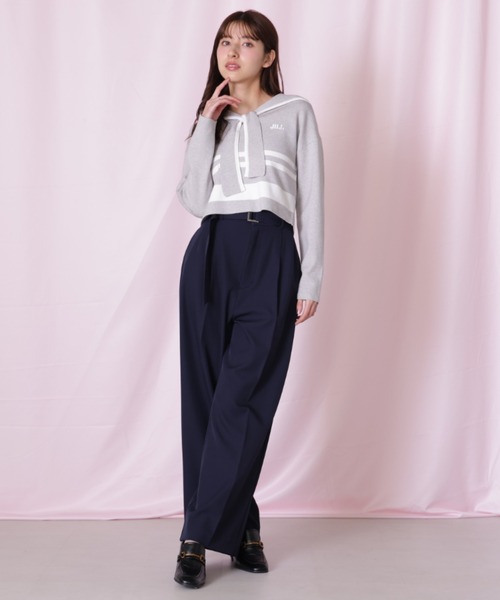 JILL by JILL STUART(ジルバイジルスチュアート)の「◇<セットアップ対応>太ベルト付きスラックスパンツ(その他パンツ・レディース・グレー/ベージュ/ネイビー・SMALL/MEDIUM)」の14枚目の写真
