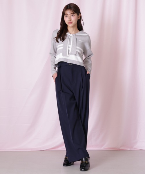 JILL by JILL STUART(ジルバイジルスチュアート)の「◇<セットアップ対応>太ベルト付きスラックスパンツ(その他パンツ・レディース・グレー/ベージュ/ネイビー・SMALL/MEDIUM)」の13枚目の写真