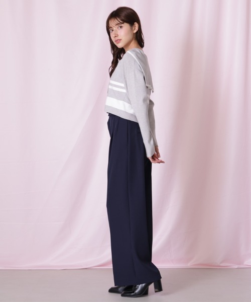 JILL by JILL STUART(ジルバイジルスチュアート)の「◇<セットアップ対応>太ベルト付きスラックスパンツ(その他パンツ・レディース・グレー/ベージュ/ネイビー・SMALL/MEDIUM)」の15枚目の写真