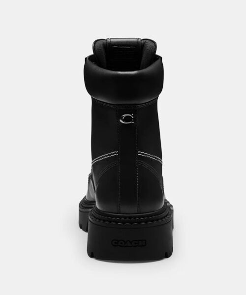 COACH（コーチ）の「ラグ ソール ブーツ（ブーツ・メンズ・ブラック系その他・8）」の5枚目の写真
