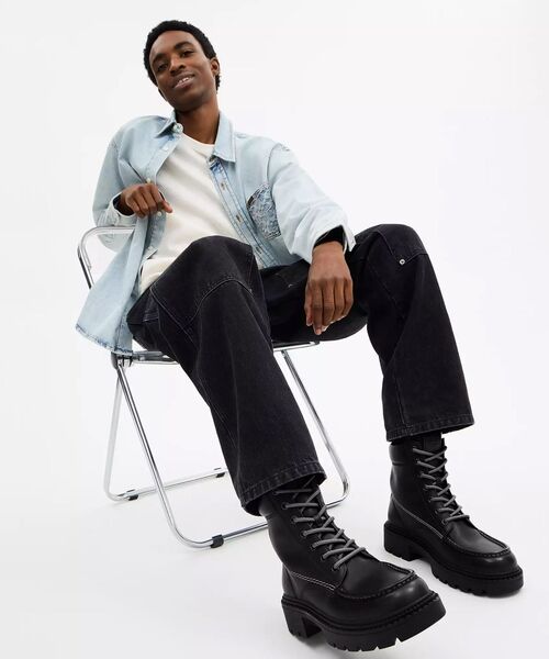 COACH（コーチ）の「ラグ ソール ブーツ（ブーツ・メンズ・ブラック系その他・8）」の6枚目の写真