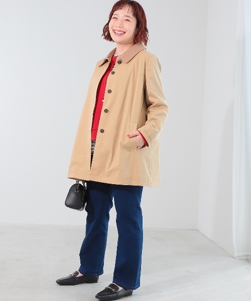 MB mint breeze(エムビーミントブリーズ)の「【L~5L 大きいサイズ】ストレッチデニムストレートパンツ(その他パンツ・レディース・ブラック/ネイビー/オフホワイト・LL/5L/4L/3L)」の8枚目の写真