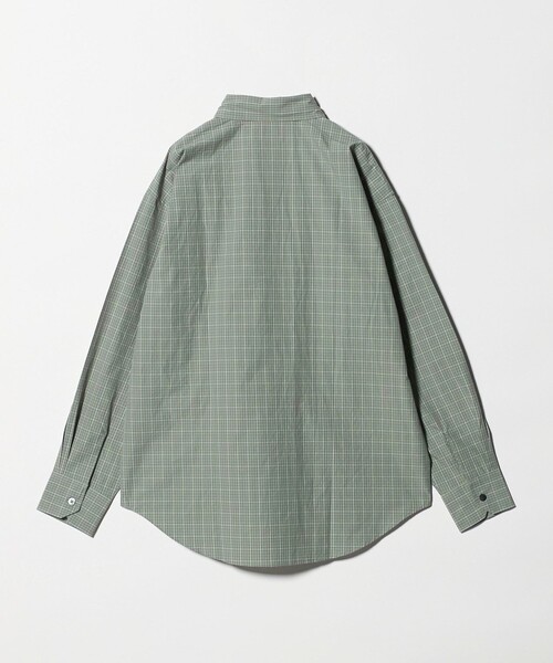 Jieda（ジエダ）の「＜JIEDA＞チェック スイッチング シャツ（シャツ/ブラウス・メンズ・ライム・1/2）」の2枚目の写真