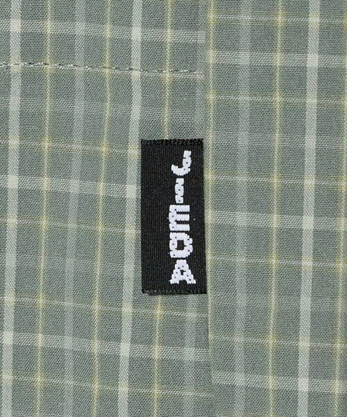 Jieda（ジエダ）の「＜JIEDA＞チェック スイッチング シャツ（シャツ/ブラウス・メンズ・ライム・1/2）」の6枚目の写真