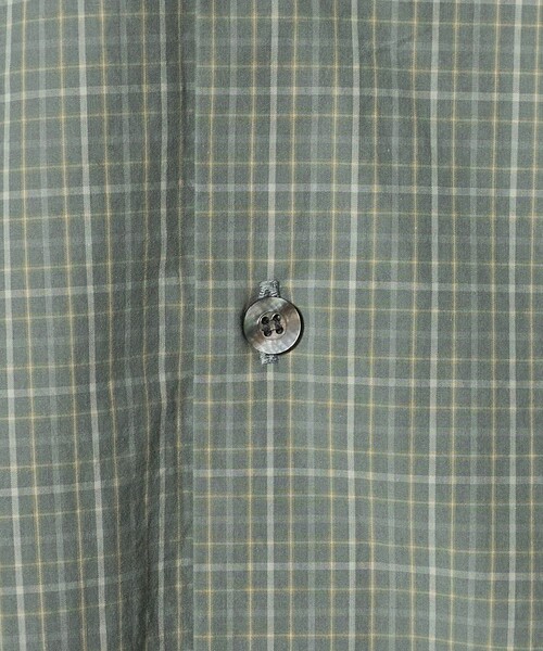 Jieda（ジエダ）の「＜JIEDA＞チェック スイッチング シャツ（シャツ/ブラウス・メンズ・ライム・1/2）」の7枚目の写真