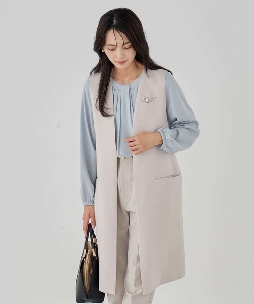 a.v.v（アーヴェヴェ）の「ニュアンスラインパールブローチ（ブローチ/コサージュ・レディース・ゴールド/シルバー・38）」の9枚目の写真