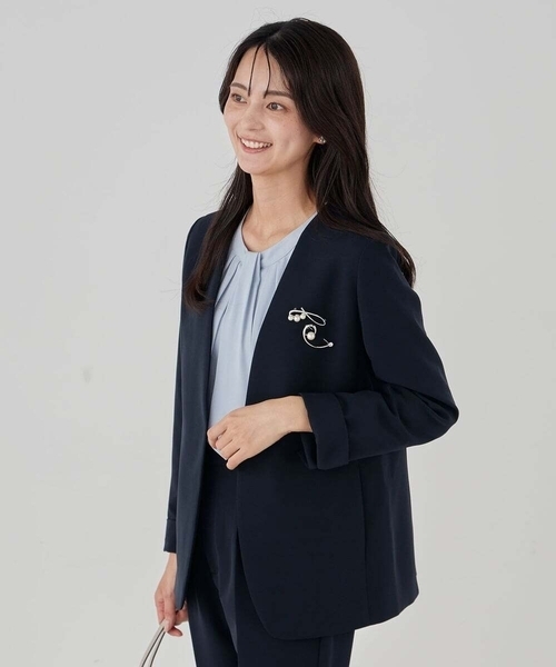 a.v.v（アーヴェヴェ）の「ニュアンスラインパールブローチ（ブローチ/コサージュ・レディース・ゴールド/シルバー・38）」の4枚目の写真