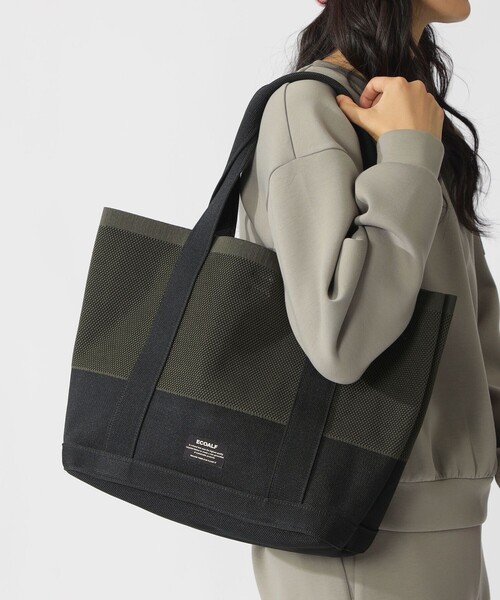 ECOALF(エコアルフ)の「TIKA ショッパー バッグ / OCEAN TIKA SHOPPER UNISEX(ハンドバッグ・レディース・ブラック/グリーン系その他4・FREE)」の6枚目の写真