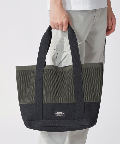 ECOALF(エコアルフ)の「TIKA ショッパー バッグ / OCEAN TIKA SHOPPER UNISEX(ハンドバッグ・レディース・ブラック/グリーン系その他4・FREE)」の7枚目の写真
