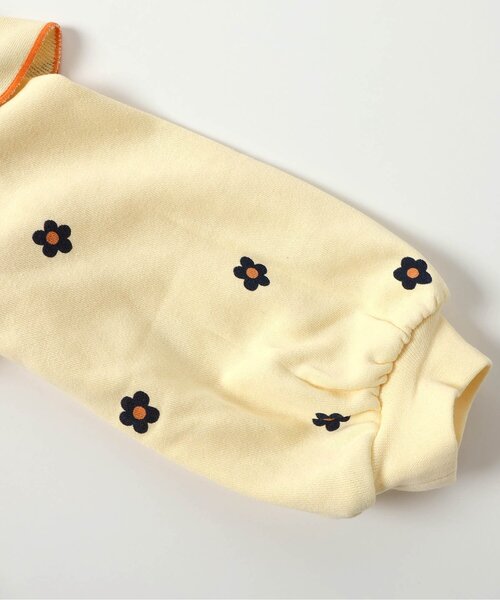 apres les cours(アプレレクール)の「フラワー・無地メロウフリルトレーナー_ジュニア対応(スウェット・キッズ・アイボリー/ブラック/クリーム/ピンク・140/130/120/110/100/90/80)」の20枚目の写真