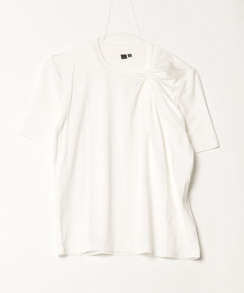 Sov.（ソブ）の「ベア天竺 ドレープカットソー（Tシャツ/カットソー・レディース・ブラウン/オフホワイト/ブラック・36/38）」の20枚目の写真