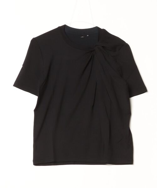 Sov.（ソブ）の「ベア天竺 ドレープカットソー（Tシャツ/カットソー・レディース・ブラウン/オフホワイト/ブラック・36/38）」の22枚目の写真