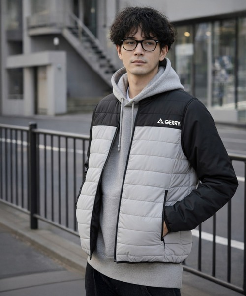 セール】GERRY ジェリー 軽量 290T Eシレー 細キルト 中綿ベスト
