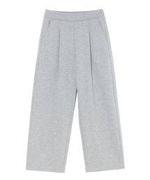 ANNOYED（アノイド）の「ワンタックワイドスウェットパンツ LQ6PU182_MELANGE GREY（スウェットパンツ）」