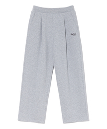 スモールレタリングワンタックワイドスウェットパンツ MP9PU979_MELANGE GREY