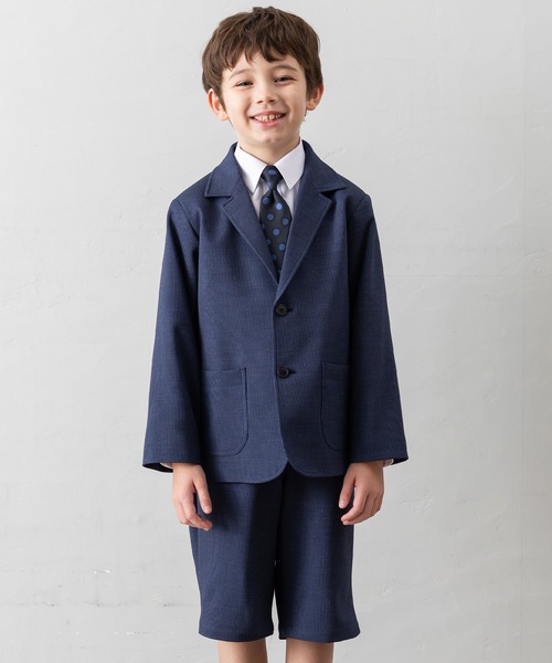 セール】【4点セットスーツ】ジャケット+ハーフパンツ+シャツ+ネクタイ