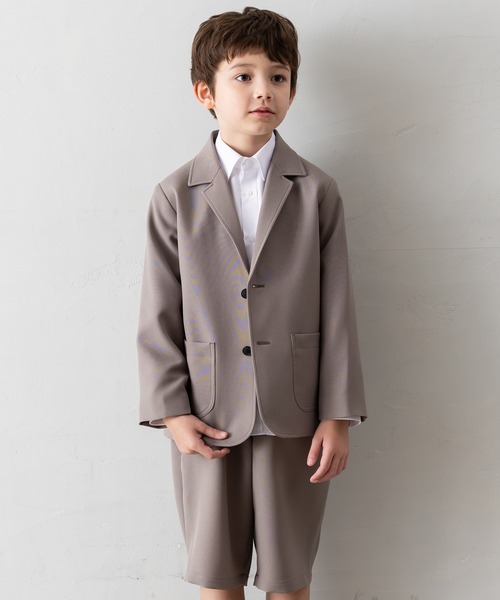 セール】【4点セットスーツ】ジャケット+ハーフパンツ+シャツ+ネクタイ