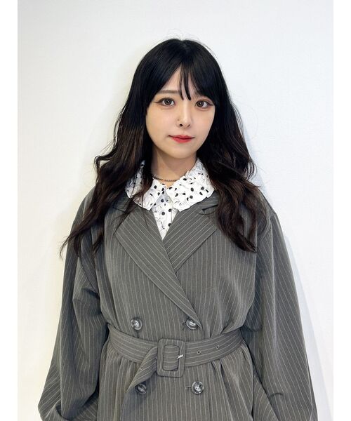 jouetie（ジュエティ）の「シアーフリルショートブラウス ドット柄（シャツ/ブラウス・レディース・オフホワイト/ブラック・MEDIUM）」の3枚目の写真