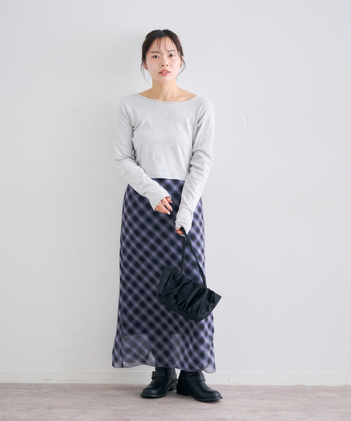 U by SPICK&SPAN（ユーバイスピックアンドスパン）の「【VENGDI / ベンディ】サテントート（ショルダーバッグ・レディース・ブラック/ブルー・FREE）」の15枚目の写真