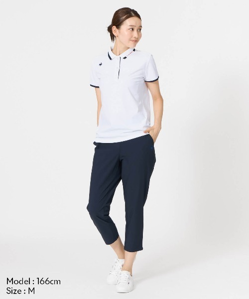 le coq sportif(ルコックスポルティフ)の「エアスタイリッシュパンツCOOL 7分丈(はっ水/接触冷感)(その他パンツ・レディース・ブラック/ネイビー/ブルー/ベージュ・L/M/S/XL)」の16枚目の写真