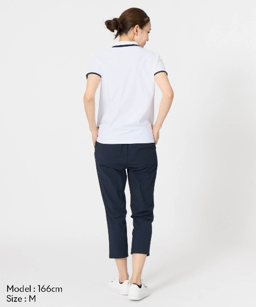 le coq sportif(ルコックスポルティフ)の「エアスタイリッシュパンツCOOL 7分丈(はっ水/接触冷感)(その他パンツ・レディース・ブラック/ネイビー/ブルー/ベージュ・L/M/S/XL)」の17枚目の写真