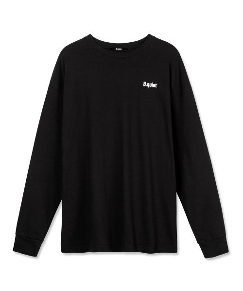 B QUIET(ビークワイエット)の「OVERSIZED LONG SLEEVE TSHIRTS_BLACK(Tシャツ/カットソー・レディース・その他・ONE SIZE)」の5枚目の写真