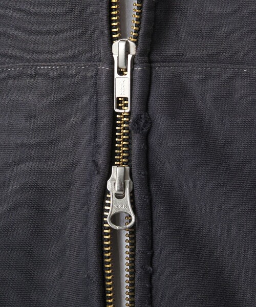 MONKEY TIME（モンキータイム）の「サンフェード フレンチテリー フルジップ フーディー（パーカー・メンズ・ターコイズブルー/ブラック・XL/L/M/S）」の18枚目の写真