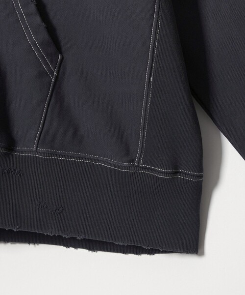 MONKEY TIME（モンキータイム）の「サンフェード フレンチテリー フルジップ フーディー（パーカー・メンズ・ターコイズブルー/ブラック・XL/L/M/S）」の10枚目の写真