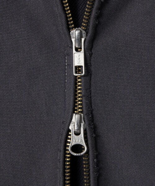 MONKEY TIME（モンキータイム）の「サンフェード フレンチテリー フルジップ フーディー（パーカー・メンズ・ターコイズブルー/ブラック・XL/L/M/S）」の11枚目の写真