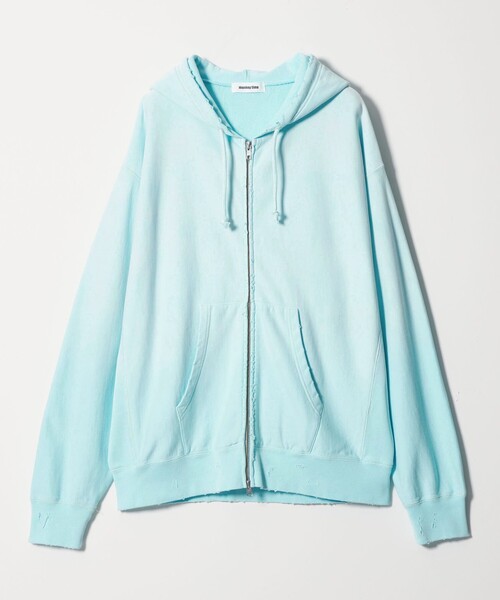MONKEY TIME（モンキータイム）の「サンフェード フレンチテリー フルジップ フーディー（パーカー・メンズ・ターコイズブルー/ブラック・XL/L/M/S）」の14枚目の写真