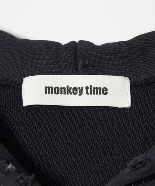 MONKEY TIME（モンキータイム）の「サンフェード フレンチテリー フルジップ フーディー（パーカー・メンズ・ターコイズブルー/ブラック・XL/L/M/S）」の19枚目の写真