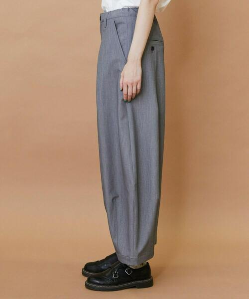 FRAPBOIS（フラボア）の「ウォークトラウザー パンツ（その他パンツ・レディース・グレー/ネイビー・1/0）」の10枚目の写真