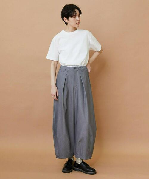 FRAPBOIS（フラボア）の「ウォークトラウザー パンツ（その他パンツ・レディース・グレー/ネイビー・1/0）」の15枚目の写真