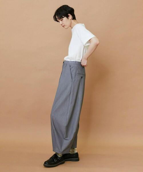 FRAPBOIS（フラボア）の「ウォークトラウザー パンツ（その他パンツ・レディース・グレー/ネイビー・1/0）」の16枚目の写真