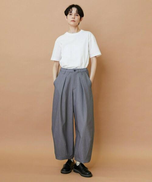 FRAPBOIS（フラボア）の「ウォークトラウザー パンツ（その他パンツ・レディース・グレー/ネイビー・1/0）」の19枚目の写真