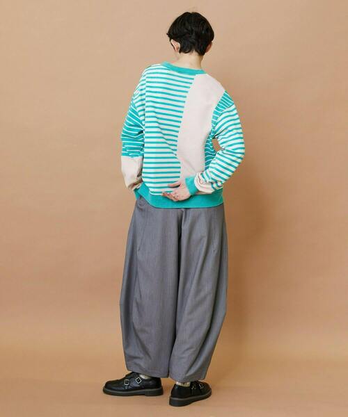 FRAPBOIS（フラボア）の「ウォークトラウザー パンツ（その他パンツ・レディース・グレー/ネイビー・1/0）」の22枚目の写真