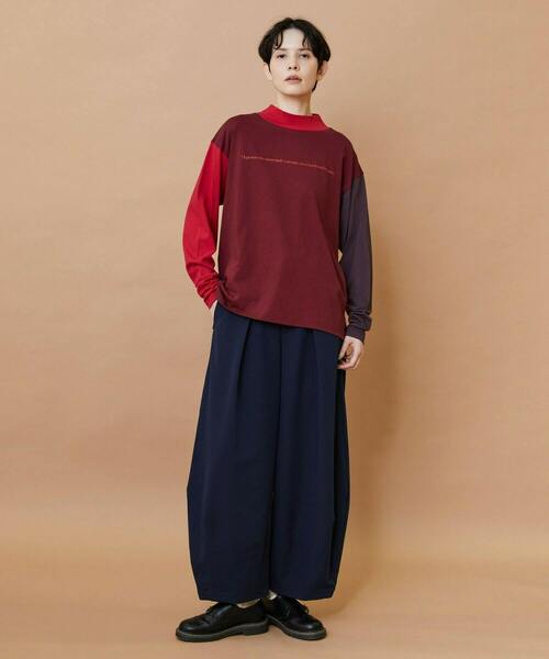 FRAPBOIS（フラボア）の「ウォークトラウザー パンツ（その他パンツ・レディース・グレー/ネイビー・1/0）」の6枚目の写真