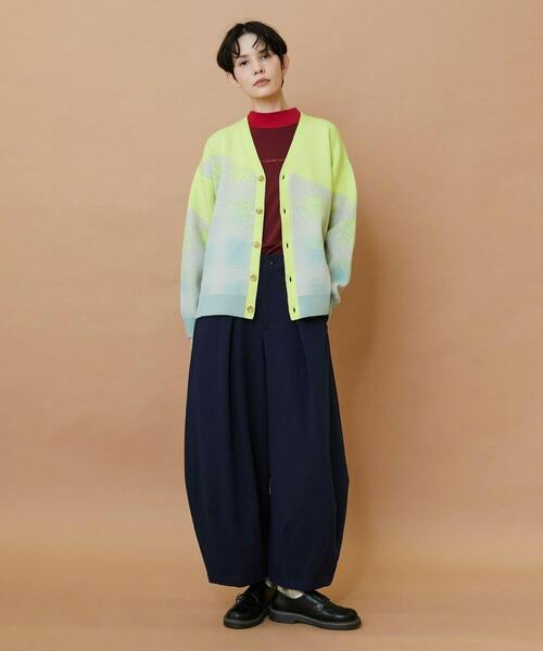 FRAPBOIS（フラボア）の「ウォークトラウザー パンツ（その他パンツ・レディース・グレー/ネイビー・1/0）」の8枚目の写真