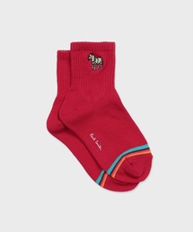 Paul Smith JUNIOR（ポールスミスジュニア）の「ジュニア ゼブラエンブロイダリー クルーソックス / 893205 2961431（ソックス/靴下）」