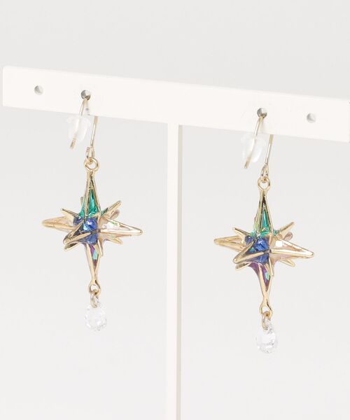 Zoule（ゾーラ）の「Zoule ゾーラ：MOROCCAN モロッカンシリーズ　star moroccan2　ピアス（ピアス（両耳用）・レディース・ゴールド/シルバー・FREE）」の3枚目の写真