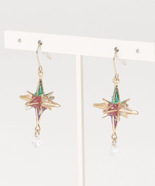 Zoule（ゾーラ）の「Zoule ゾーラ：MOROCCAN モロッカンシリーズ　star moroccan2　ピアス（ピアス（両耳用）・レディース・ゴールド/シルバー・FREE）」の4枚目の写真