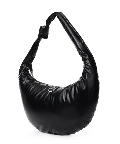 NICK&NICOLE（ニックアンドニコール）の「NICOLE GLOSSY SHOULDER KNOT BAG_BLACK（ショルダーバッグ・レディース・その他・FREE）」の2枚目の写真