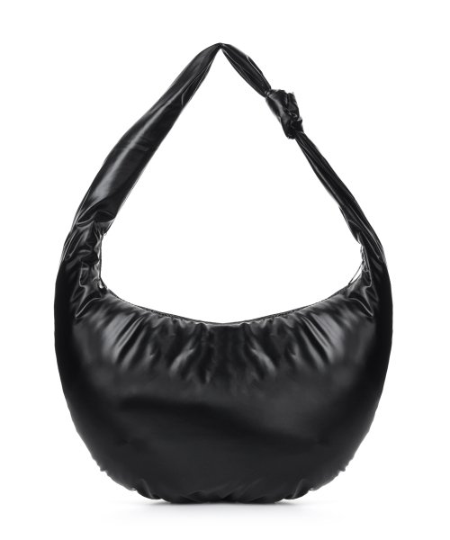 NICK&NICOLE（ニックアンドニコール）の「NICOLE GLOSSY SHOULDER KNOT BAG_BLACK（ショルダーバッグ・レディース・その他・FREE）」の3枚目の写真