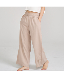 AONE（エーワン）の「レディース クノットポイント9部ワイドパンツ[115]（その他パンツ）」