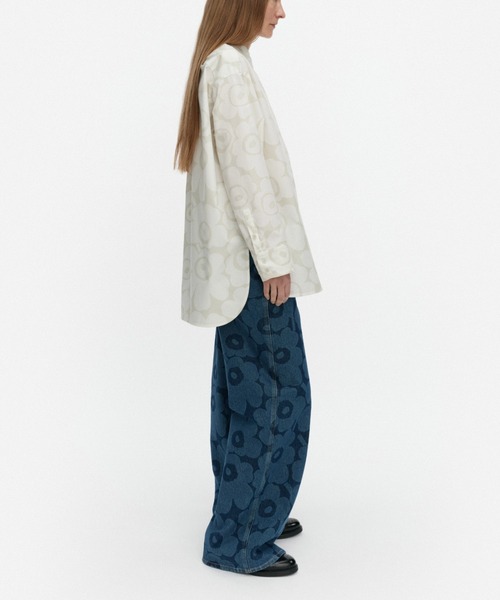 marimekko(マリメッコ)の「Kooste Unikko / shirt(シャツ/ブラウス・レディース・ホワイト・36/32/40/34/38)」の3枚目の写真
