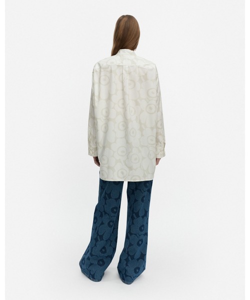 marimekko(マリメッコ)の「Kooste Unikko / shirt(シャツ/ブラウス・レディース・ホワイト・36/32/40/34/38)」の4枚目の写真